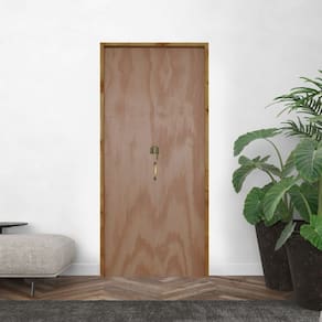 Porta Camarão Lisa Mescla Batente Ecológico 14 com Fecho Injetron 62cm X 210cm Direito Rodam