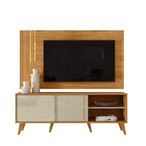 Rack com Painel para Tv até 65 Polegadas 2 Portas Cronos Cumaru/opala