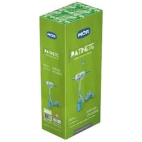Patinete Infantil 3 Rodas Mor Com Regulagem De Altura Azul