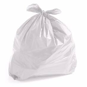 Saco para Lixo Branco 100L com 100 Unidades JJL Plastic