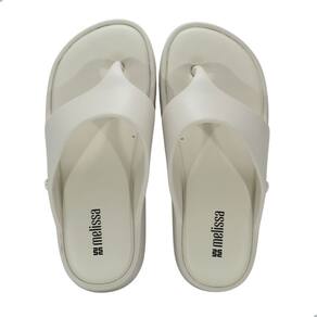 Tamanco Melissa Free Platform Thong Adulto Bege