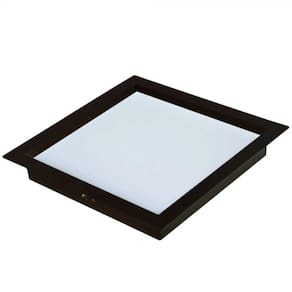 Painel Led Comfort Quadrado De Embutir 2700K 6W Preto Fosco Bivolt - Avant