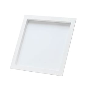 Painel Led Comfort Quadrado De Embutir 2700K 18W Branco Fosco Bivolt - Avant