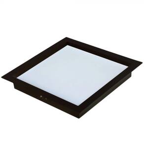 Painel Led Comfort Quadrado De Embutir 4000K 6W Preto Fosco Bivolt - Avant