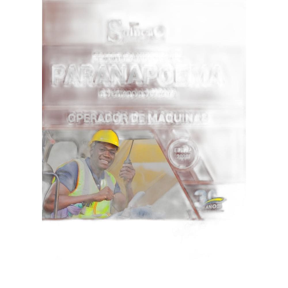Apostila Prefeitura Paranapoema Pr - Operador De Máquinas