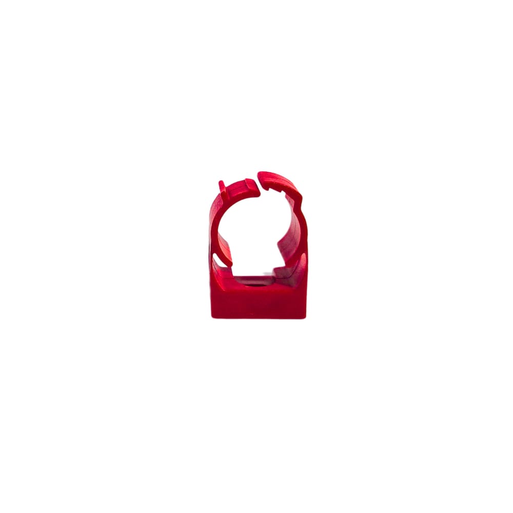 ABRAÇADEIRA PVC 1/2" VERMELHA - MAXXBOX