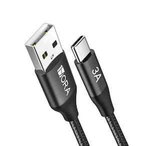 Cabo De Carregamento 1Hora USB 2.0 A/C Macho 1,5M Preto - 3A