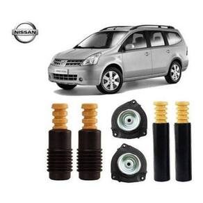 4 Kit Coxim Batente Dianteiro Traseiro Grand Livina 2010 2011 2012 2013