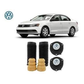 Par Kit Coxim Batente 70Mm Coifa Dianteiro Jetta 2008 2009 2010 2011