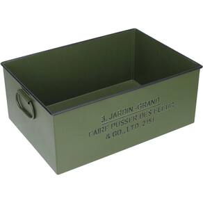 Caixa Decorativa Organizadora Home&co Metal 12x30x21cm Verde