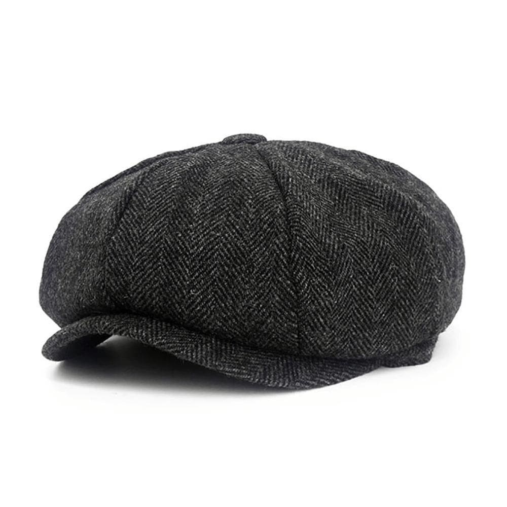 Boina Marte Feltro De Lã Cinza