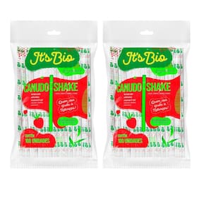 Kit 2 Canudo Grosso Para Milk Shake It`S Bio 200 Un.