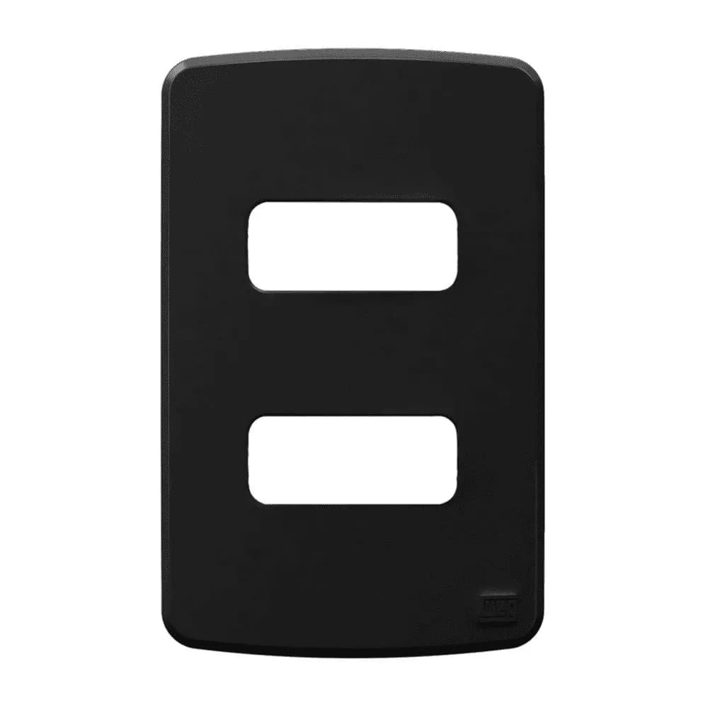 Placa 4X2 2 Posições Preto Compose - Weg