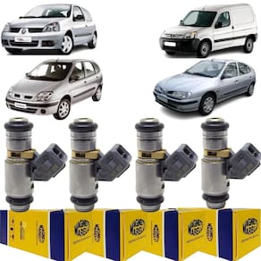 4 Bico Injetor Renault Clio Kangoo Megane Scenic 1.6 Iwp026