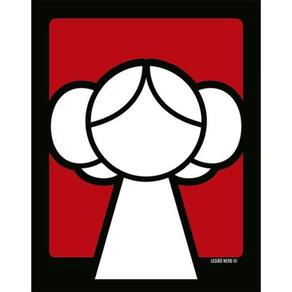 Kit 3 Placas Banheiro Feminino Princesa Rebelde