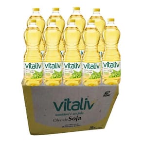 Óleo De Soja Vitaliv 900Ml Kit Caixa Com 20 Un