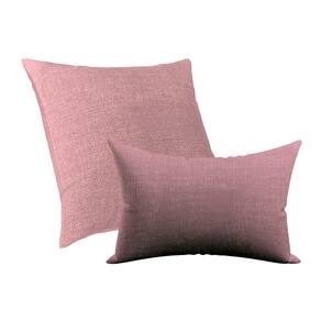 Kit Capas De Almofadas Decorativa 50x50cm e 30x50cm Rose