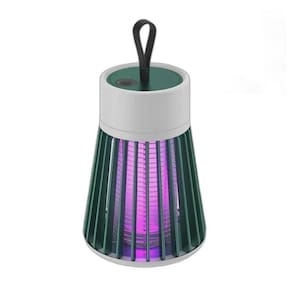 Luminaria Mata Mosquito Repelente Eletrico Armadilha Verde