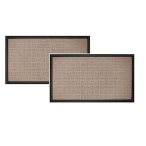 Kit 2 Tapetes Capacho Com Borda Fenice 89X59 Uzoo
