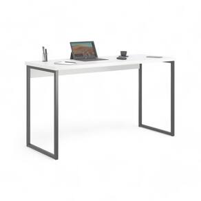 Mesa Home Office Escrivaninha Industriale 1,36 Branco