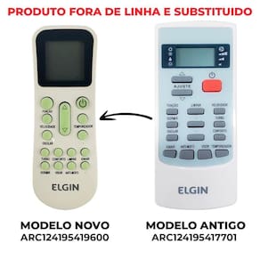 Controle Ar-condicionado Split Elgin Ykr-h-002e Ykr-k-001e