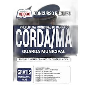 Apostila Prefeitura Barra Do Corda Ma - Guarda Municipal