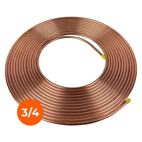 Cobre Panqueca 3-4 19,05mm Parede 1-32 0,79mm 20 Metros