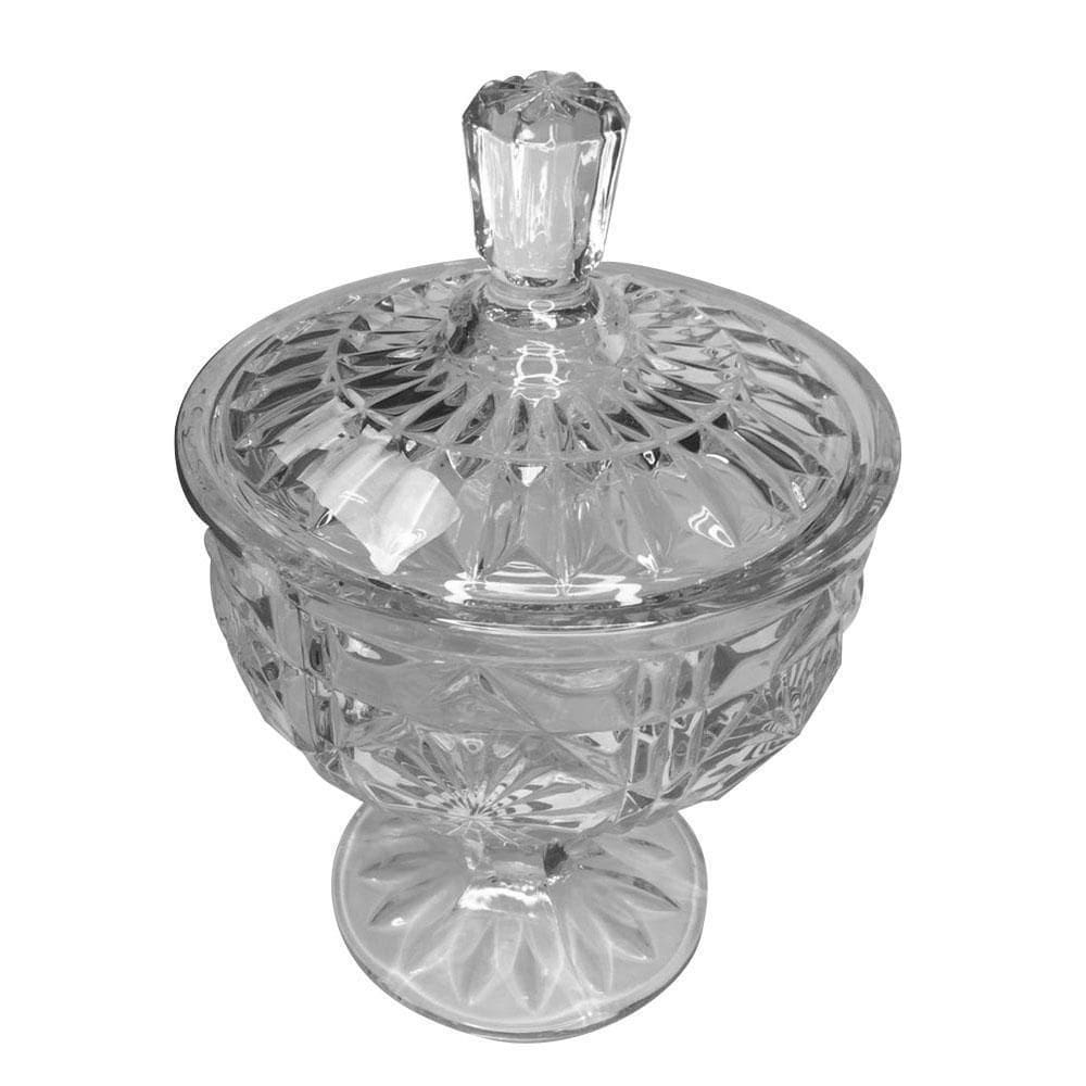Bomboniere De Vidro Natalino Cristal 17X23Cm Nataluz