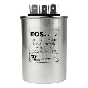 Capacitor 20+1.5 Uf 440v único