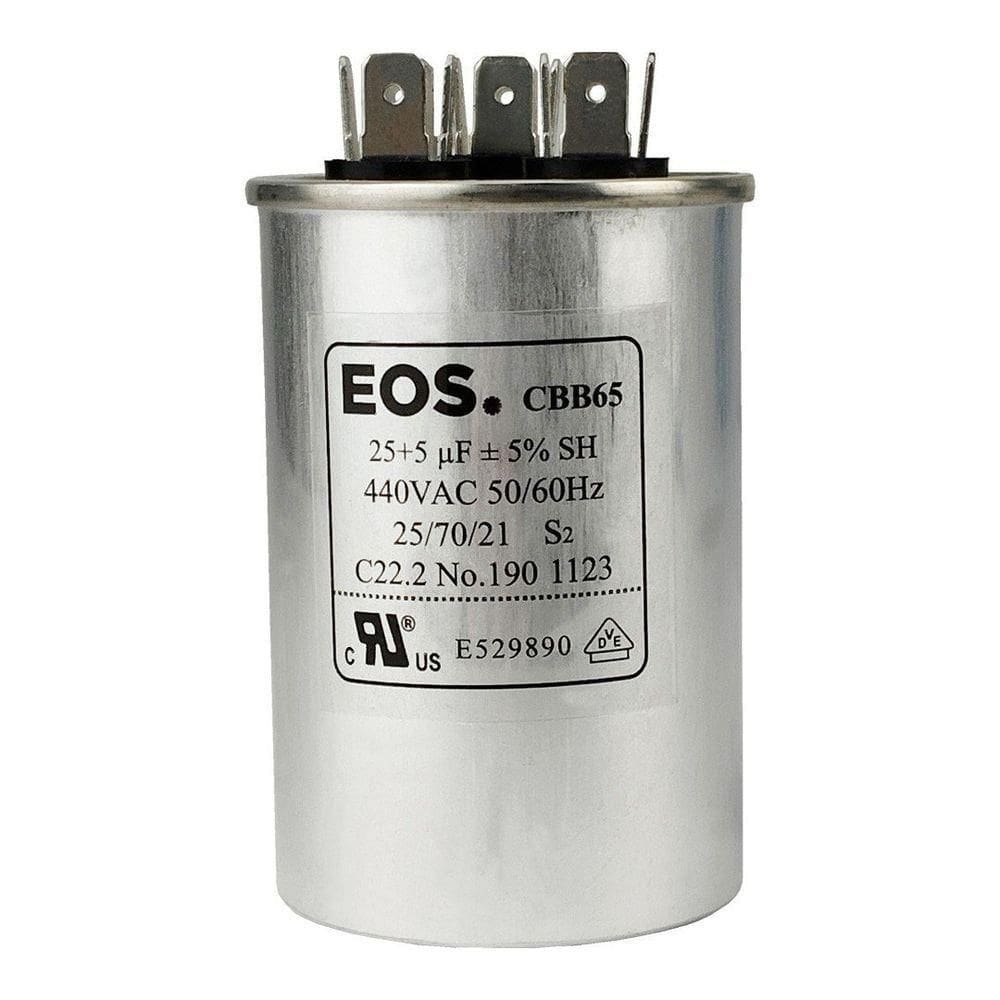 Capacitor 25 + 5uf 440v
