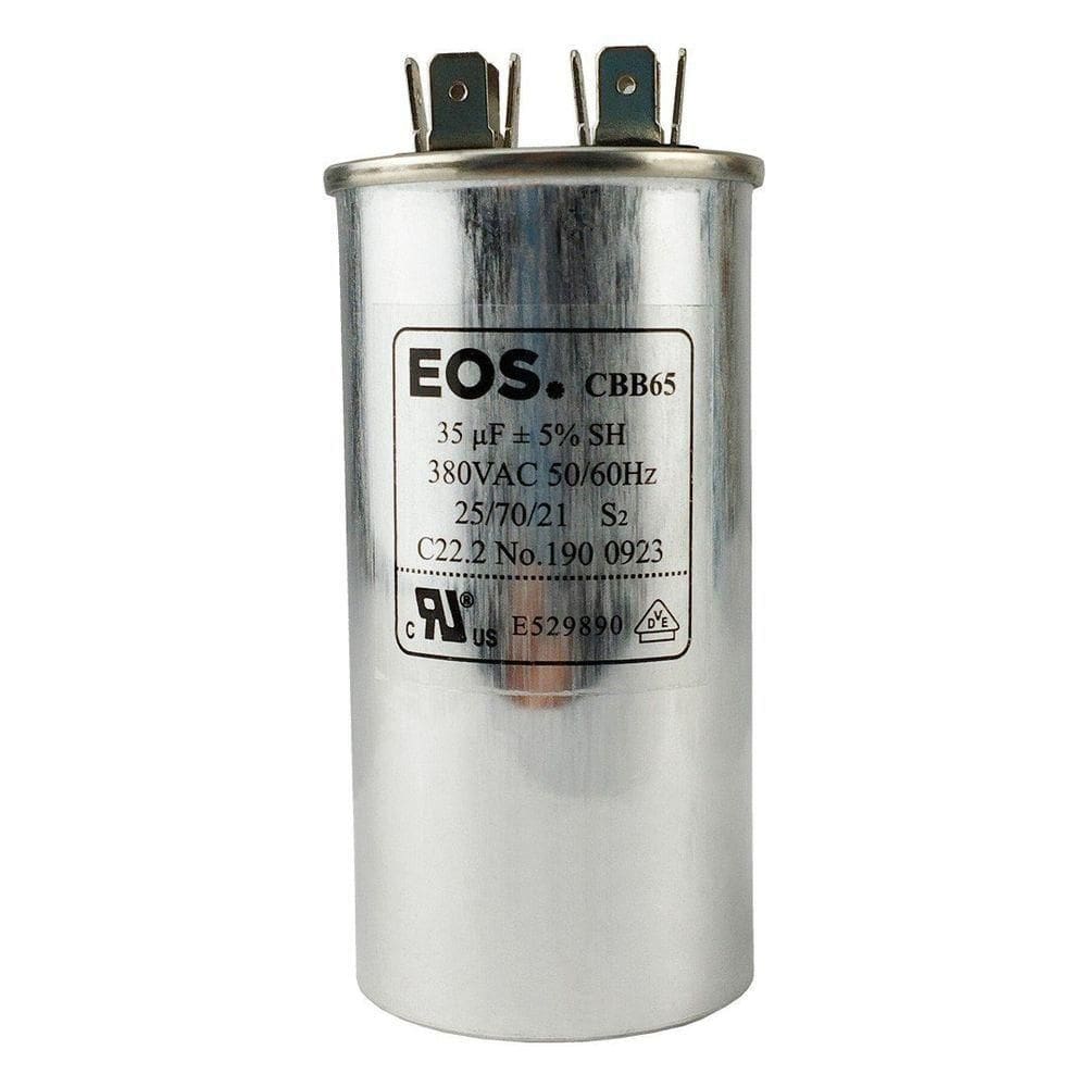 Capacitor 35 Uf 380v único