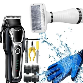 Kit Profissional: Máquina Tosa 1991, Secador E Luva