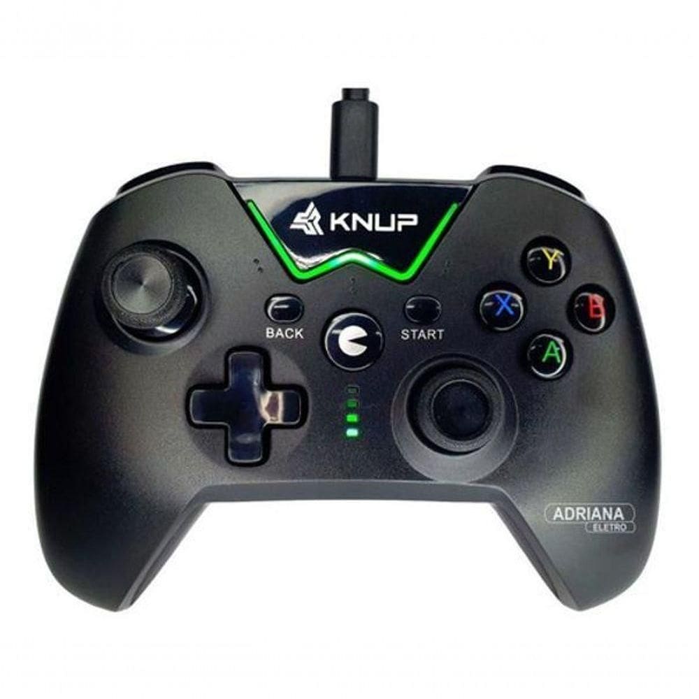 Controle Compativel C Xbox 360 Fio Compatível Pc Kp-gm017