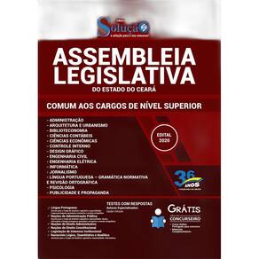 Apostila AL CE Assembleia Legislativa Ceará - Nível Superior