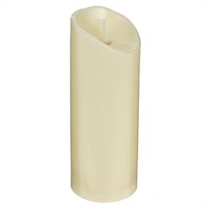3 Luminária Vela Led 15Cm Efeito Chama Quente Decor