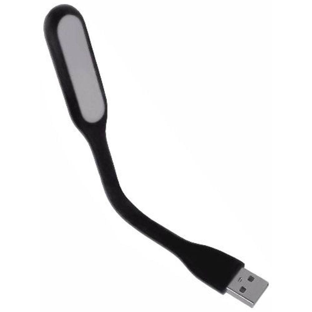 Luminária de Led USB 5V 1.2W 5 Leds Preto 15g 169x18x9mm