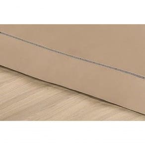 Saia Para Cama Box Solteiro Juliana - Cáqui