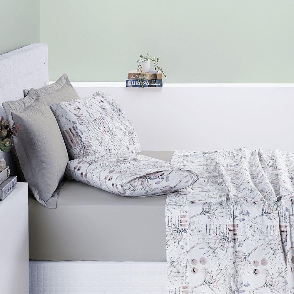 Jogo De Cama Cotton Select Casal Padrão 04 Peças - Protea