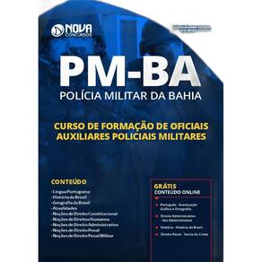 Apostila Pm-Ba 2019 Oficiais Auxiliares Policiais Militares