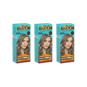Coloraçao Maxton 7.1 Louro Cinza Medio-Kit C/3Un
