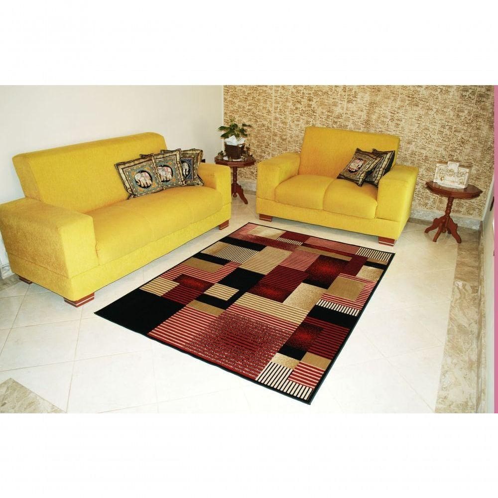 Tapete Veludo 1.50m X 2.00m Marbella Moderno Artistic-1 Rayza