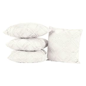 Capas De Almofadas Aveline 45cm X 45cm 04 Peças - Off White