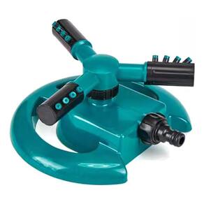 Aspersor Irrigador 360 Automático Giratório 12 Jatos Base
