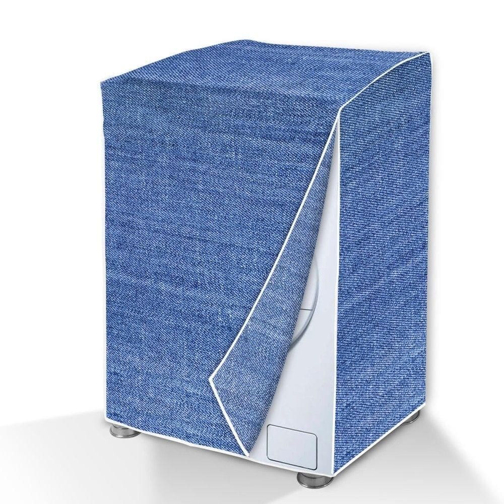 Capa Maquina De Lavar Flanelada Jeans Gg