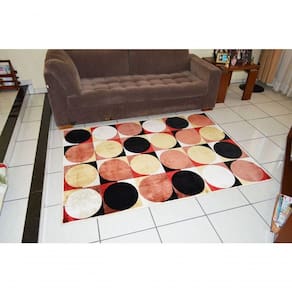 Tapete Veludo 2.50m X 3.50m Marbella Moderno Dama-4 Rayza