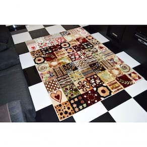 Tapete Veludo 2.00m X 2.50m Marbella Moderno Coperta Rayza