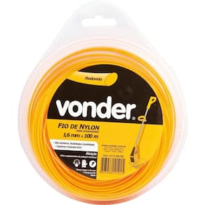 Fio De Nylon 1,6Mmx100M Red Para Roçad/Aparad Pç - Vonder