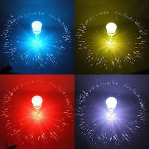 Pisca Pisca Fibra Otica Led Agua Viva Rgb Natal Natalino Festa Bivolt