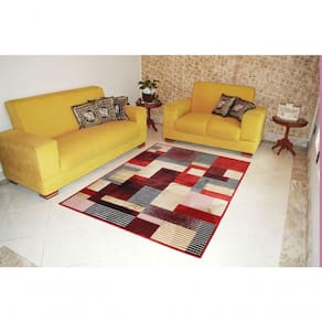 Tapete Veludo 2.00m X 2.50m Marbella Moderno Artistic-6 Rayza