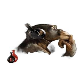 Papel De Parede 3D Musica Macaco Musica Fone 3,5M Mus116